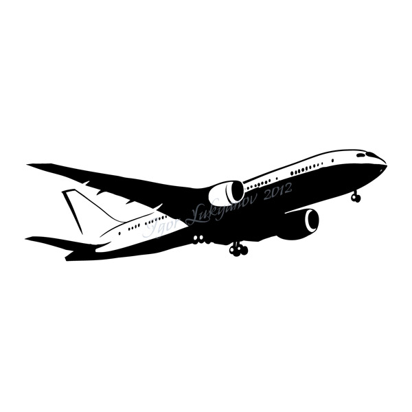392 views Boing Airplane Clipart