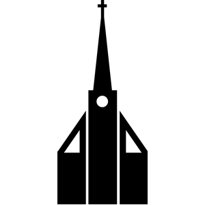 Church silhouette clipart, cliparts of Church silhouette free ...