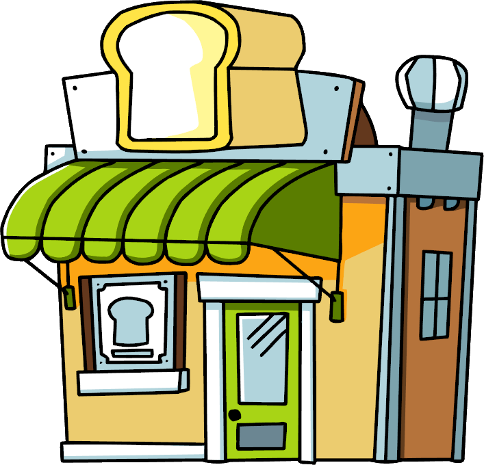 Bakery building clipart