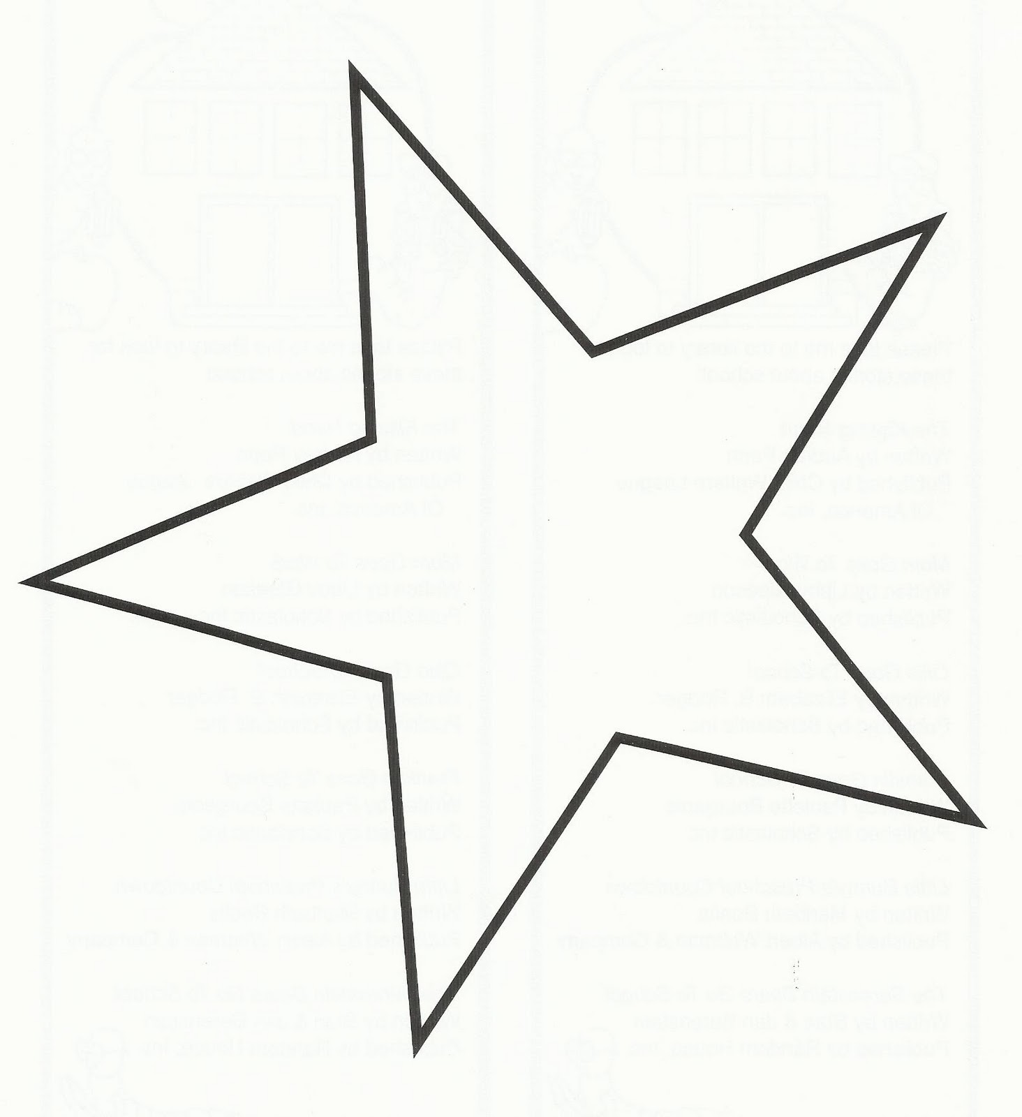 Best Photos of Big Star Template Printable - Stars Outline ...