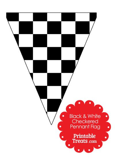 Racing flag banner clipart