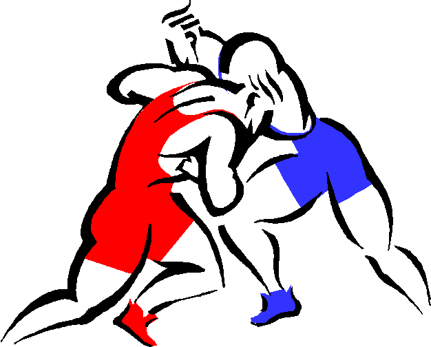 High school wrestling clipart