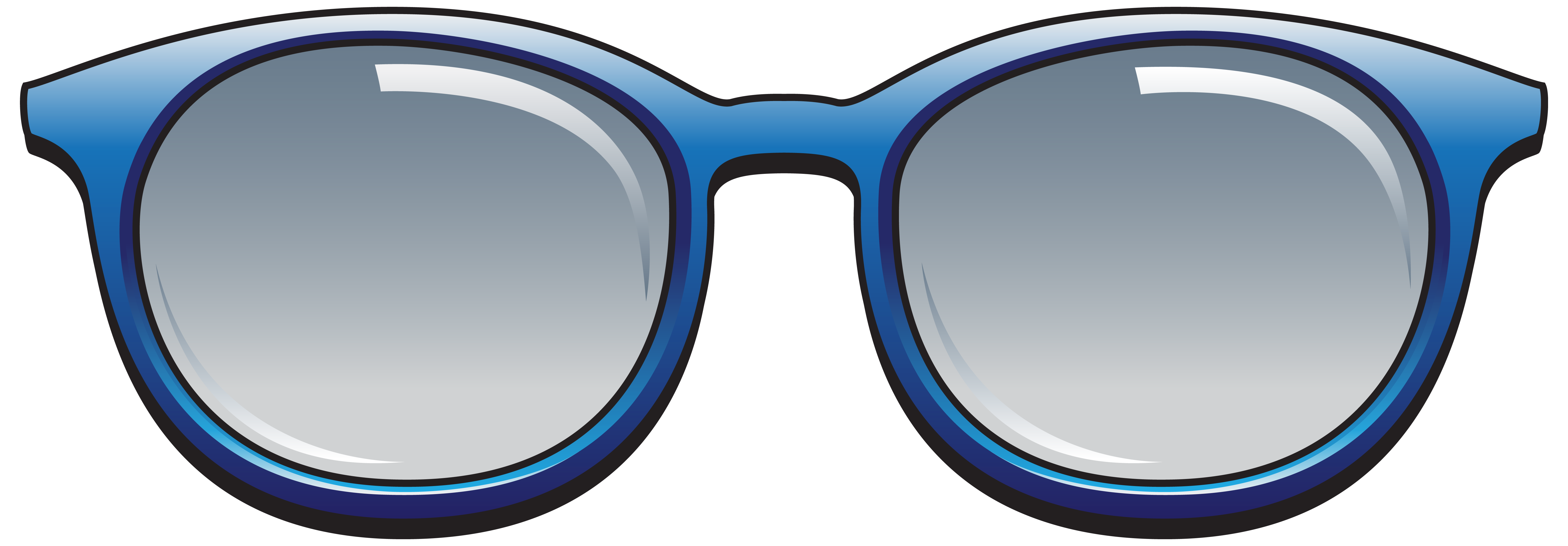 Blue Sunglasses PNG Clipart Image