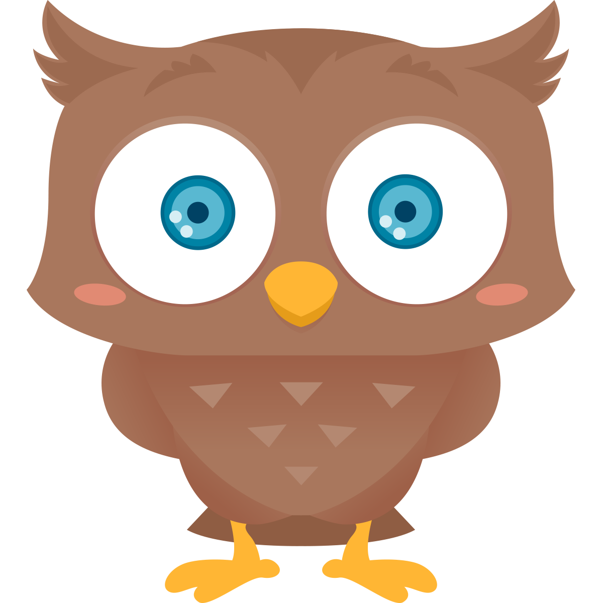 Cute owl clipart png
