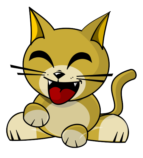 funny cat clipart - photo #5