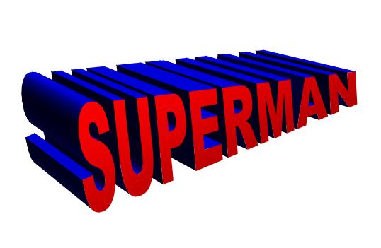 Superman Word Logo Font.html