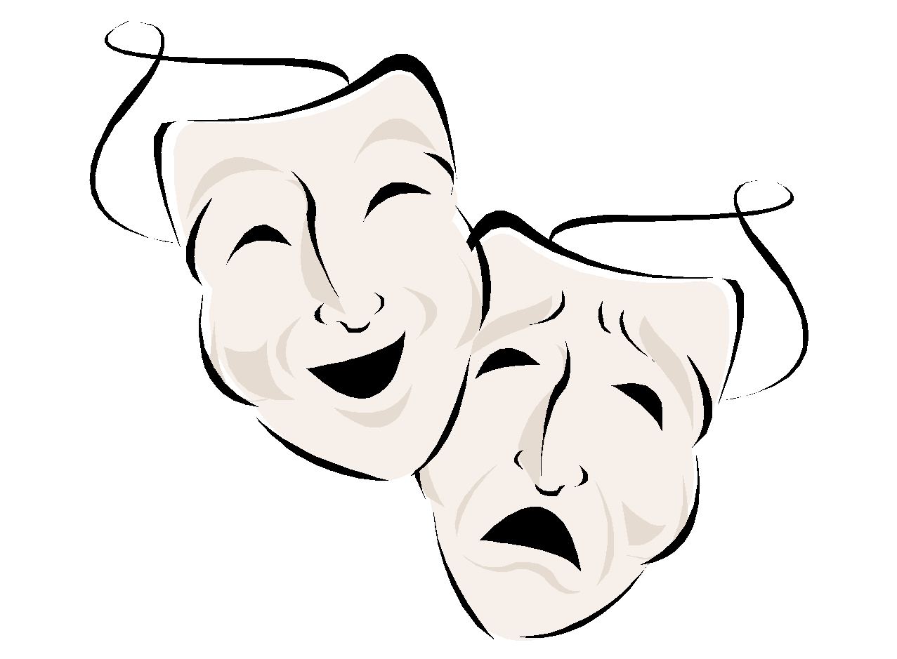 Drama Masks | Free Download Clip Art | Free Clip Art | on Clipart ...