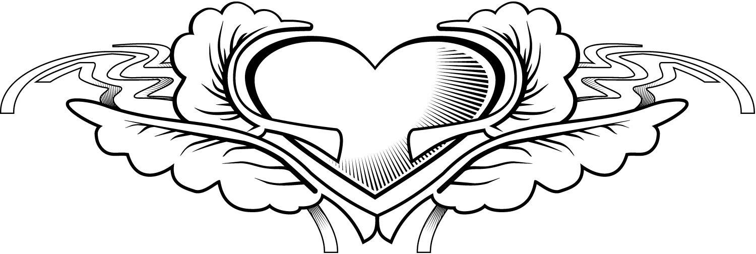 Heart Pictures To Color - AZ Coloring Pages
