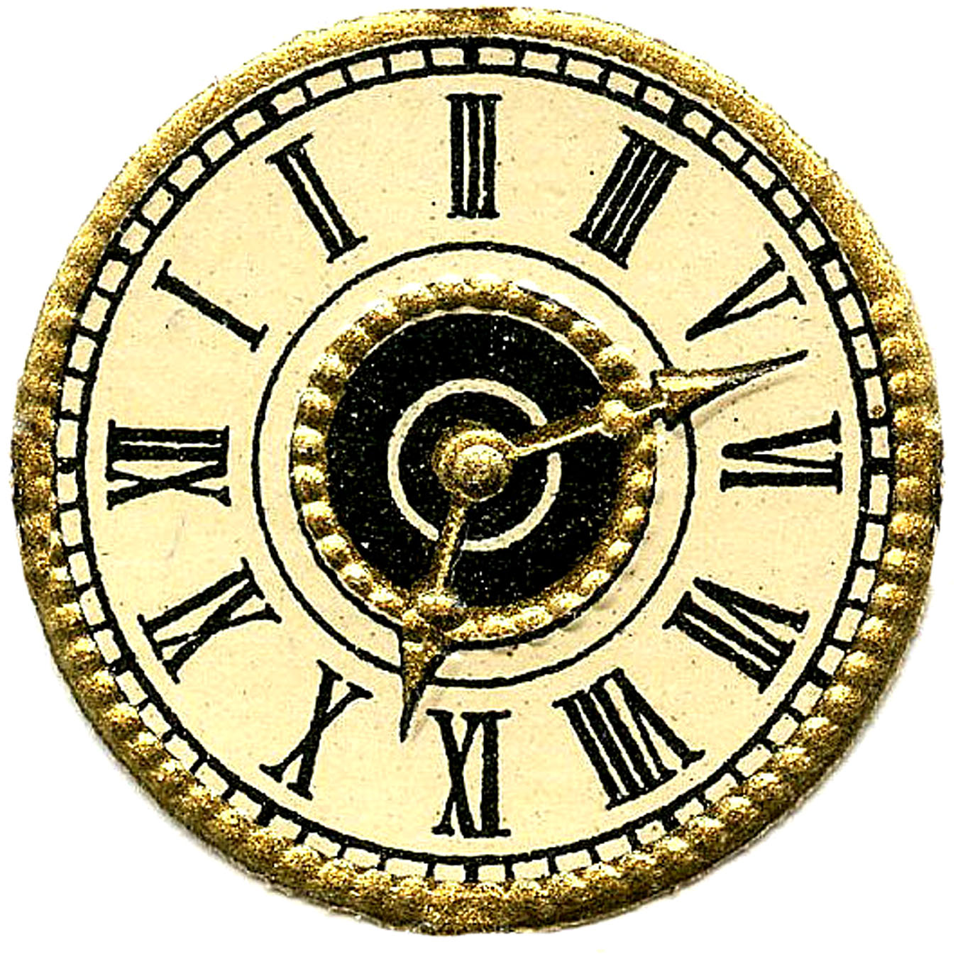 Antique Clock Clipart