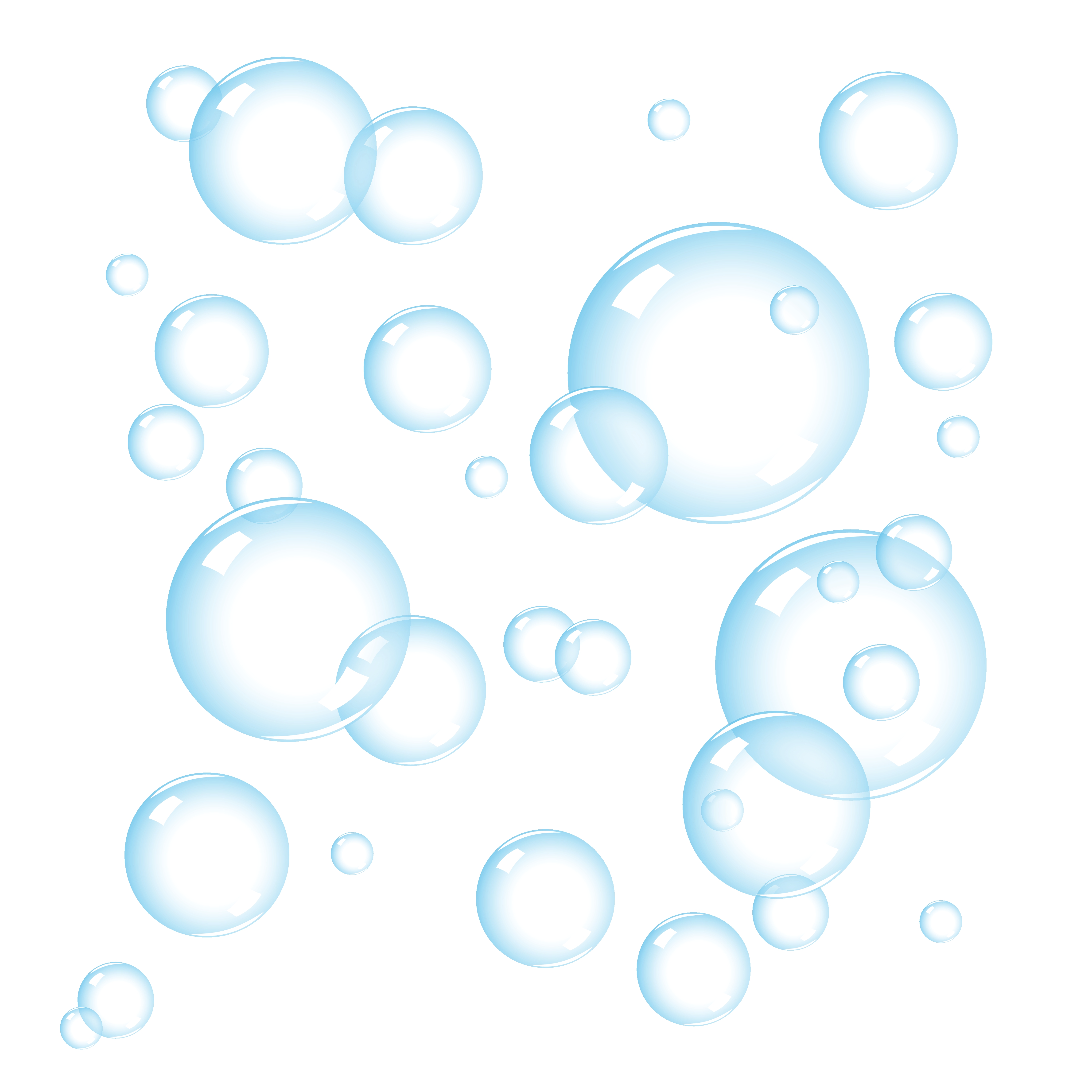 Clipart water bubbles