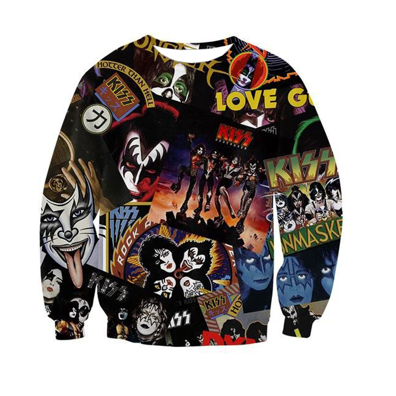 Online Buy Wholesale kiss band hoodie from China kiss band hoodie ...