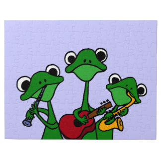 Funny Frogs Puzzles | Funny Frogs Jigsaw Puzzles