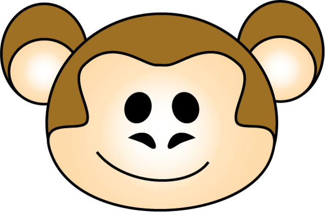 Cartoon Monkey Faces