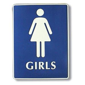 Girls Bathroom Signs - ClipArt Best