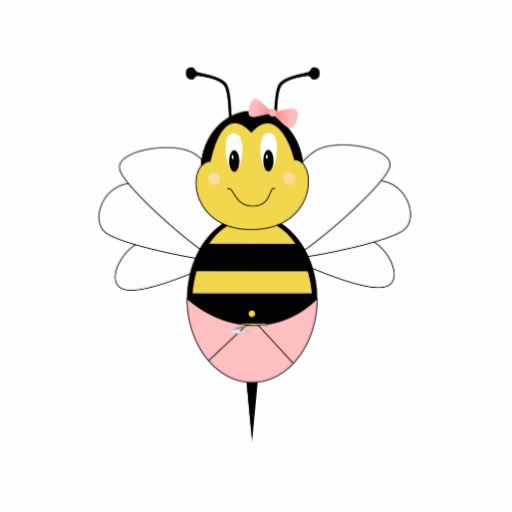 MayBee Bumble Bee Ornament Acrylic Cut Out from Zazzle.