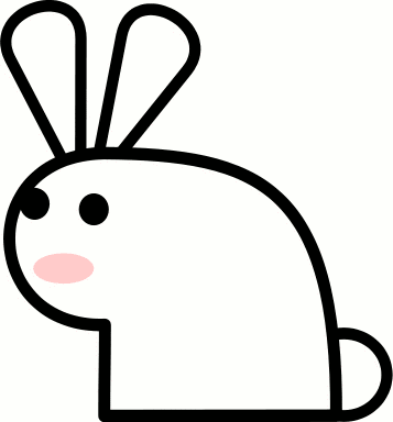 Free Cartoon Rabbit Clipart, 1 page of Public Domain Clip Art