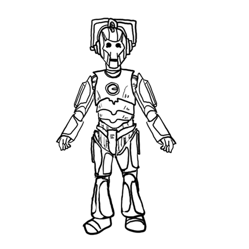 Cyberman Dancing GIF by tabbyabby