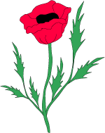 Poppies Clip Art - Remembrance Day Poppy, Memorial Day Buddy Poppy ...