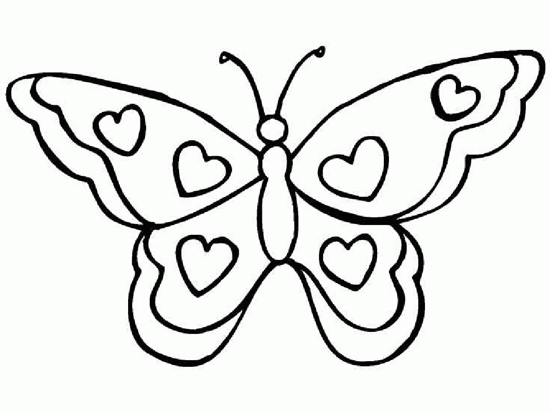 Free Coloring Pages Butterflies   ClipArt Best