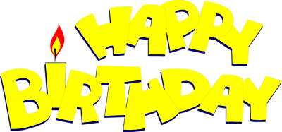 Free Stock Photos | Illustration Of Yellow Happy Birthday Text ...