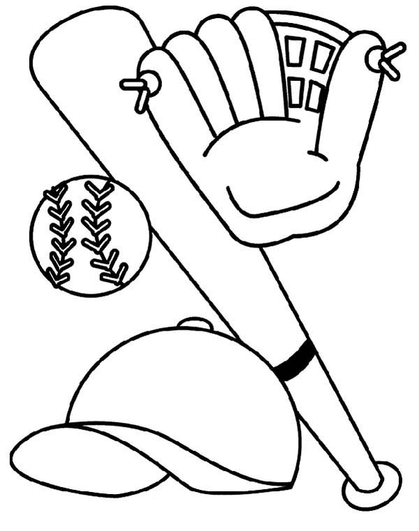 softball coloring pages - photo #23