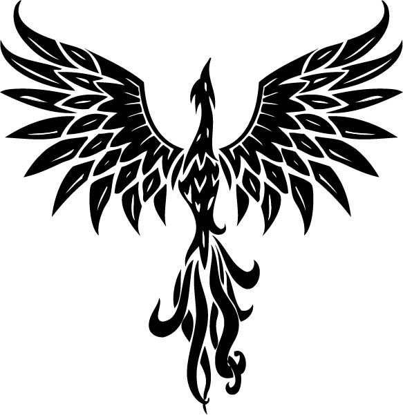 Tattoo design Phoenix by Nerafinuota