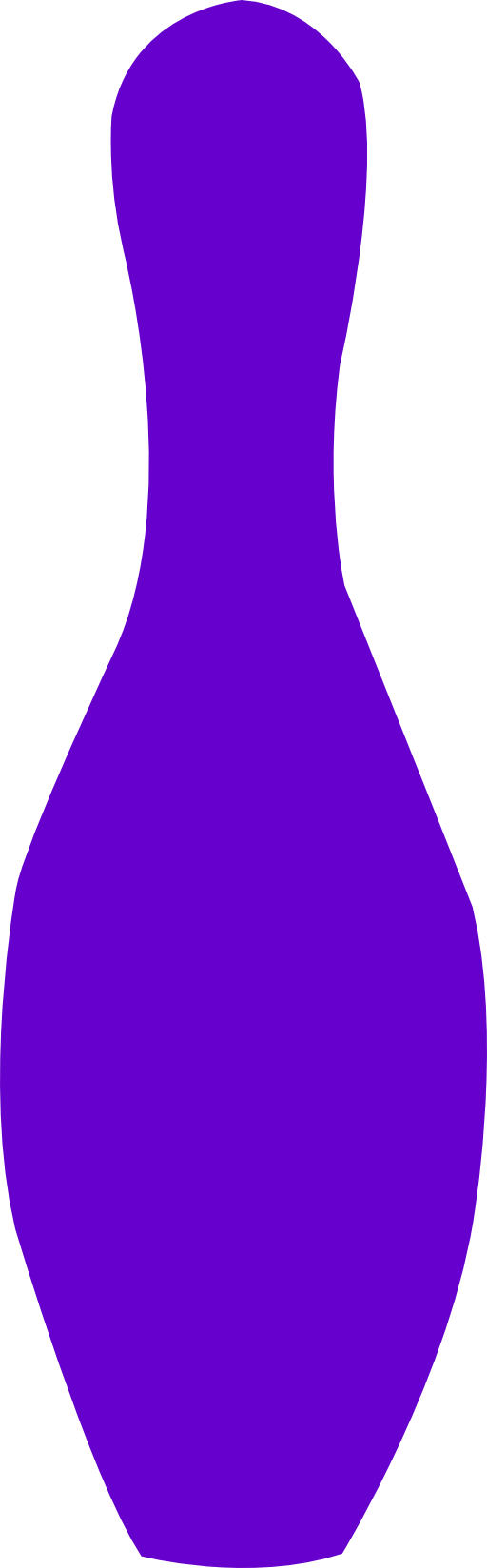 Bowling Pin Opurple Clipart Royalty Free Public ...