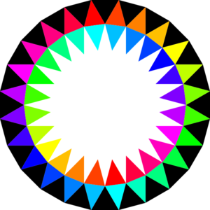 Rainbow Colors clip art - vector clip art online, royalty free ...