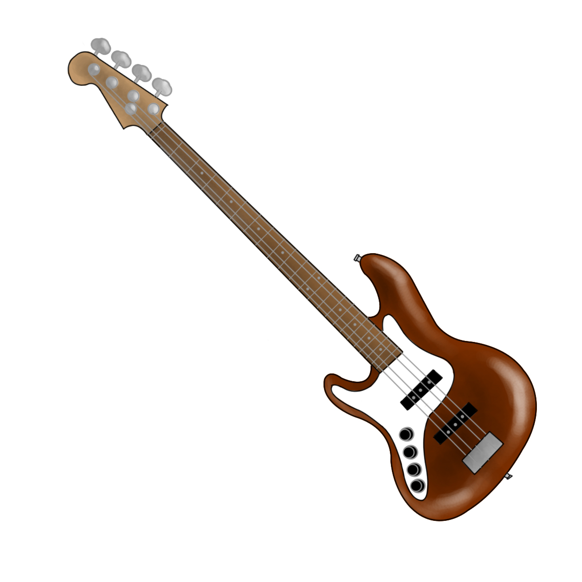 How to Draw a Bass Guitar: 8 Steps (with Pictures) - wikiHow