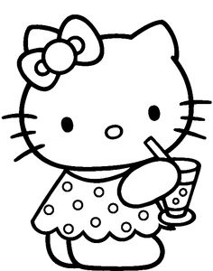Hello Kitty Cupcake Cartoon - ClipArt Best