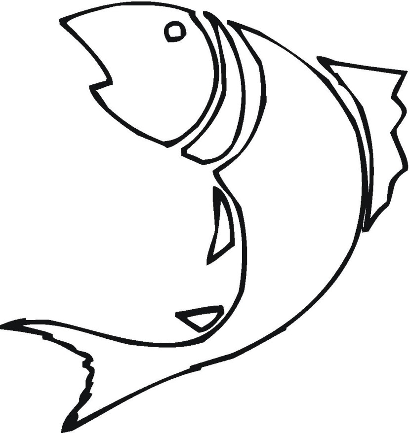 Best Fish Outline Clip Art #14543 - Clipartion.com