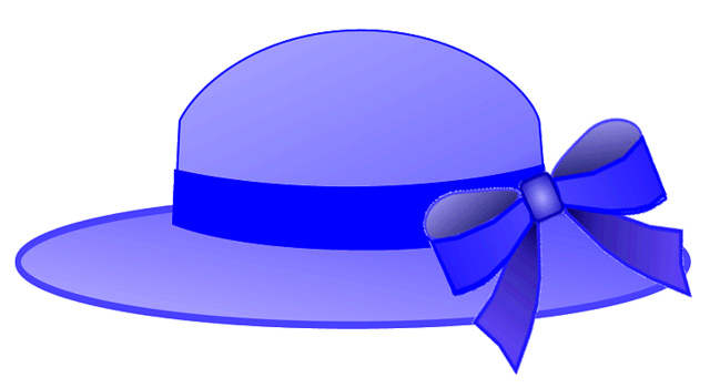 Ladies Fancy Hats Clipart