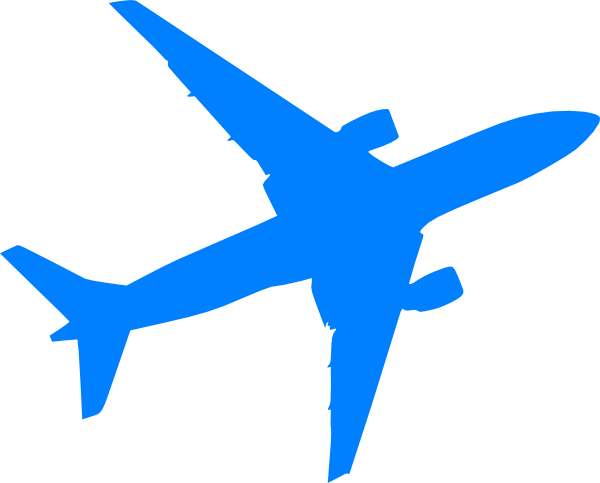 Airplane clipart outline png