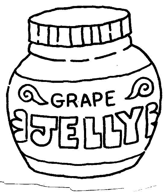 jar of jam coloring pages - photo #20