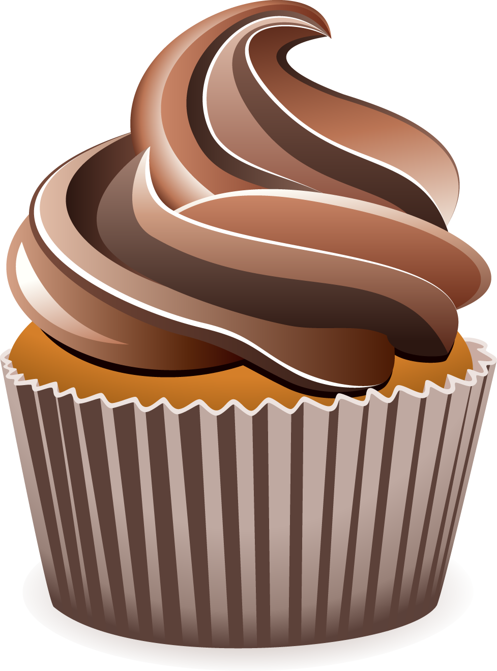 Chocolate Cupcake Png by MaddieLovesSelly