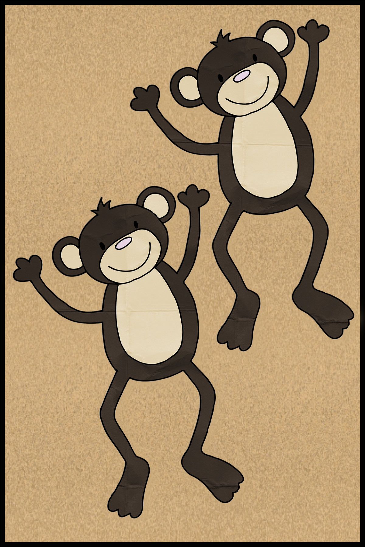 CLICK HERE to open clipart of monkey