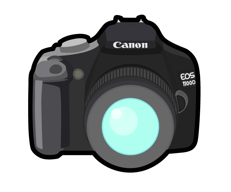 Canon camera Sticker by Earcl01 Canon camera Sticker