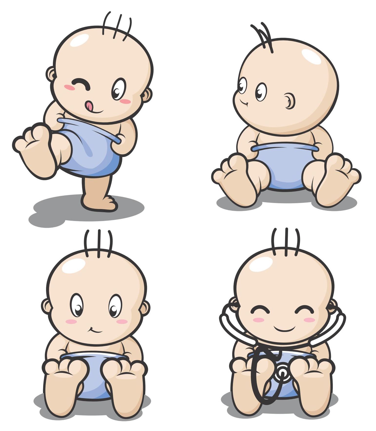 Pictures Of A Cartoon Baby