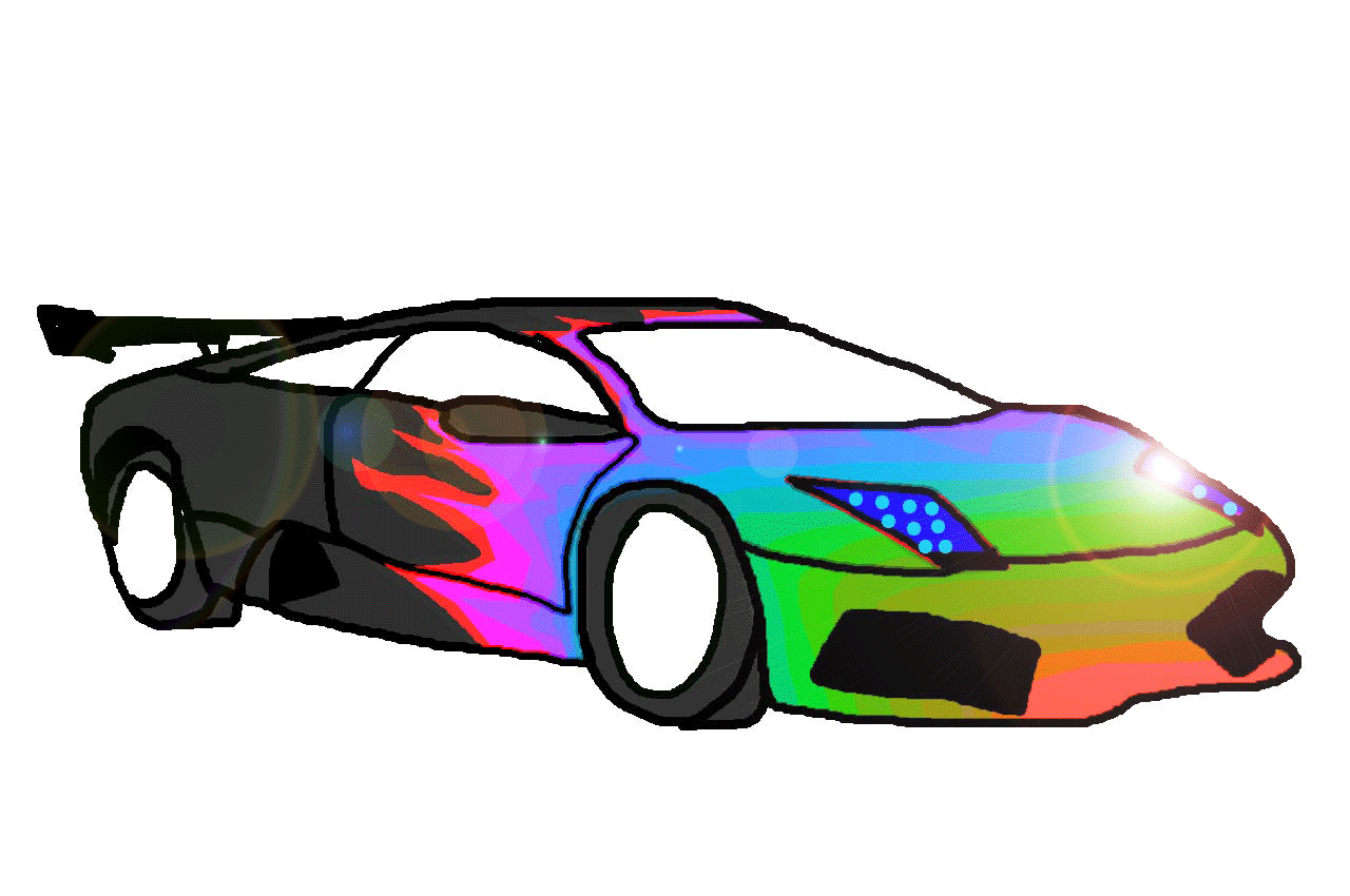 Animated Race Car