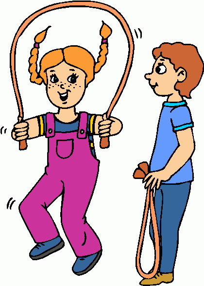Pics For > Kids Skipping Clipart