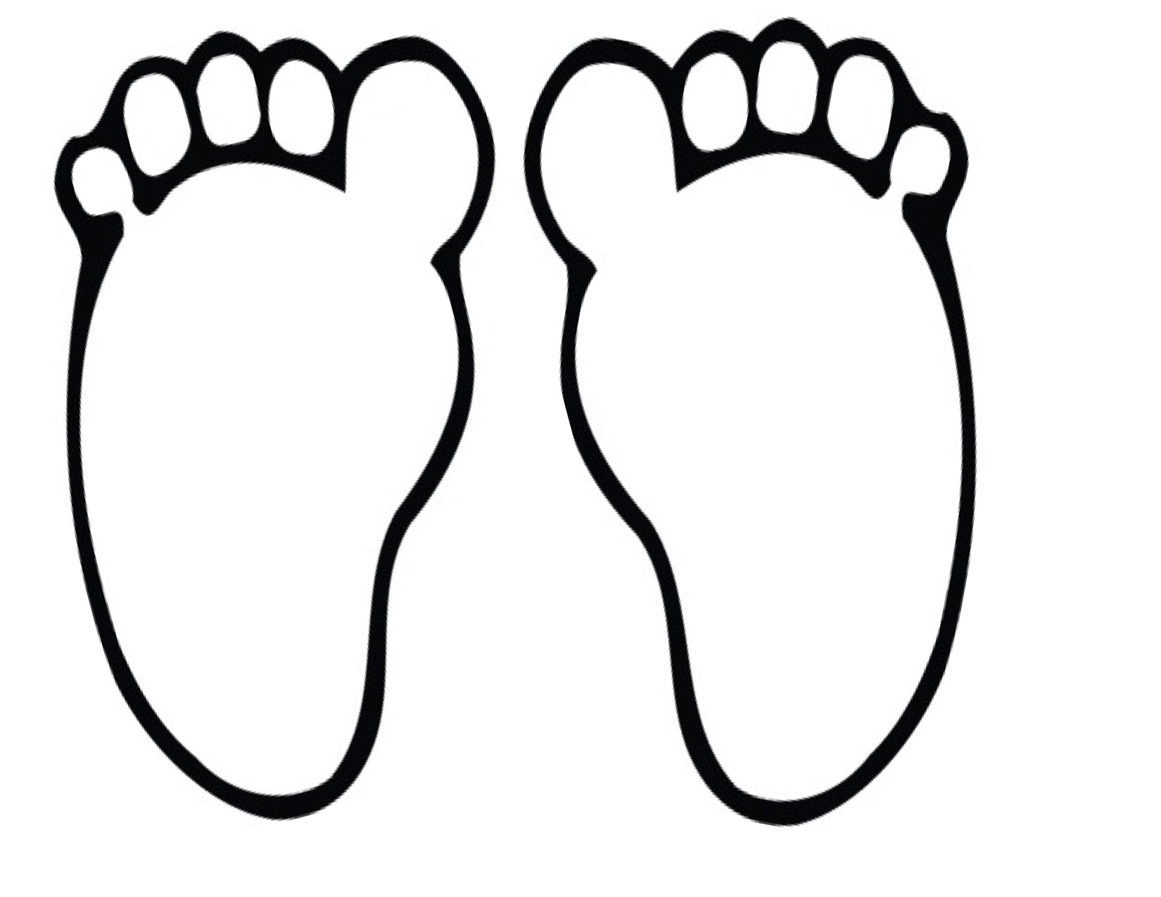 Feet Template | Free Download Clip Art | Free Clip Art | on ...