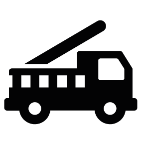 Fire truck silhouette clip art - ClipartFox
