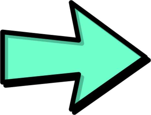 Arrow pointing to right clipart