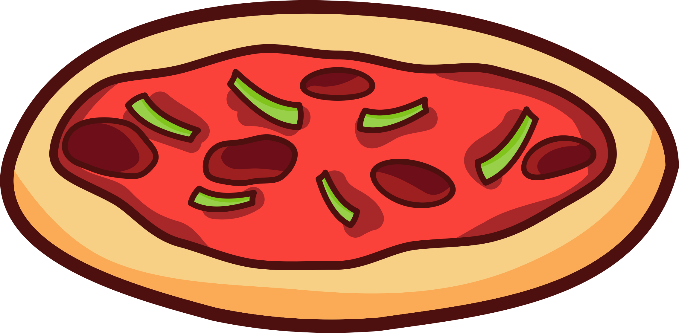 Clipart - Pepperoni Pizza