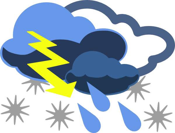 Weather clip art thunderstorm free clipart images - Clipartix
