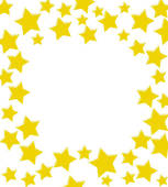 Gold Star Border Clipart - Free Clipart Images