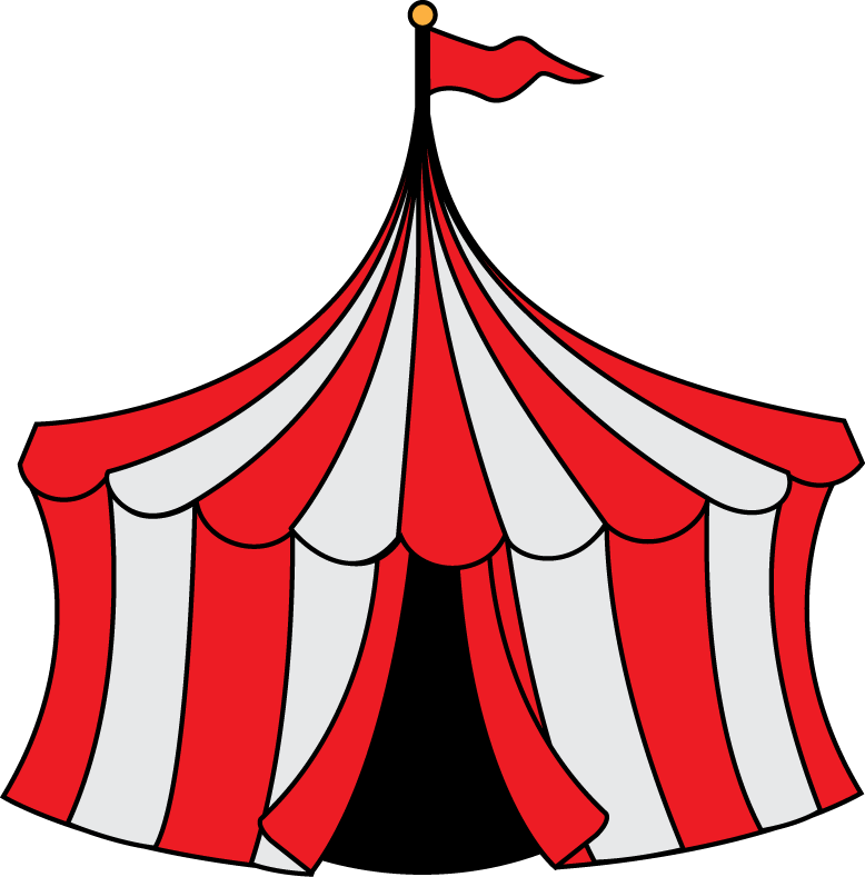 Carnival tent clipart