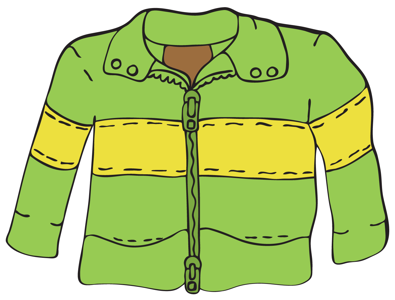 green jacket clipart - photo #3