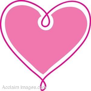 54+ Pink Heart Clipart