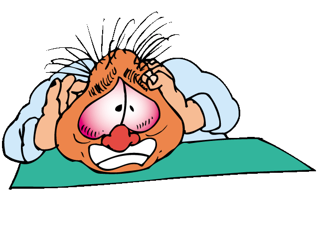 Man in stress clipart